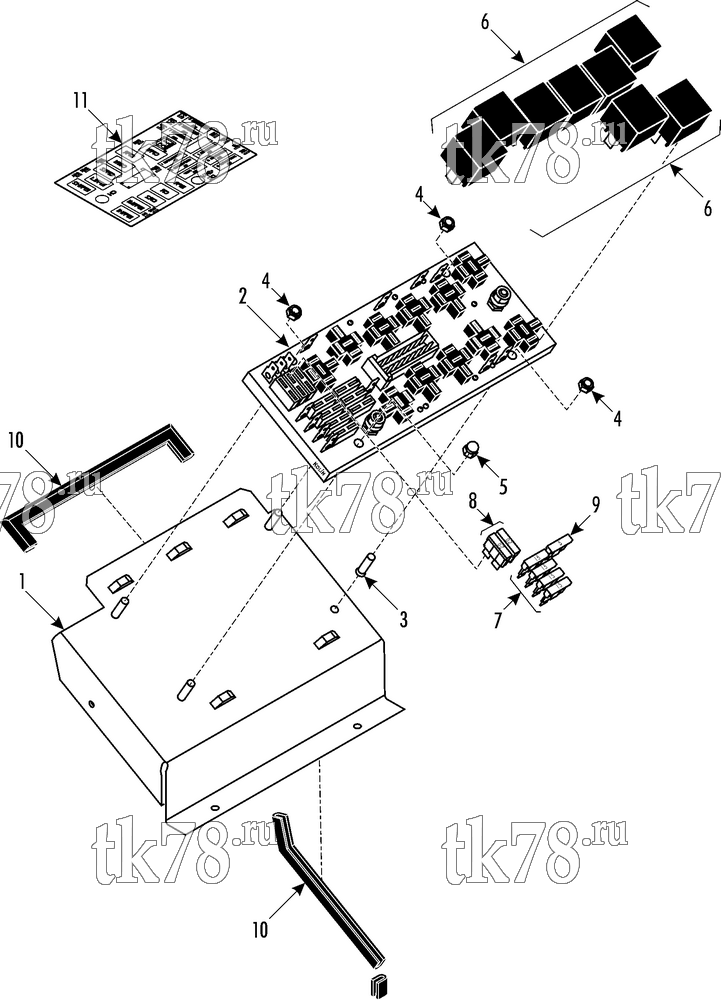Каталог запчастей для Thermo King ATHENIA S500 N/W 1000, 1004 CONTROLLER (IntelligAIRE II, S500)