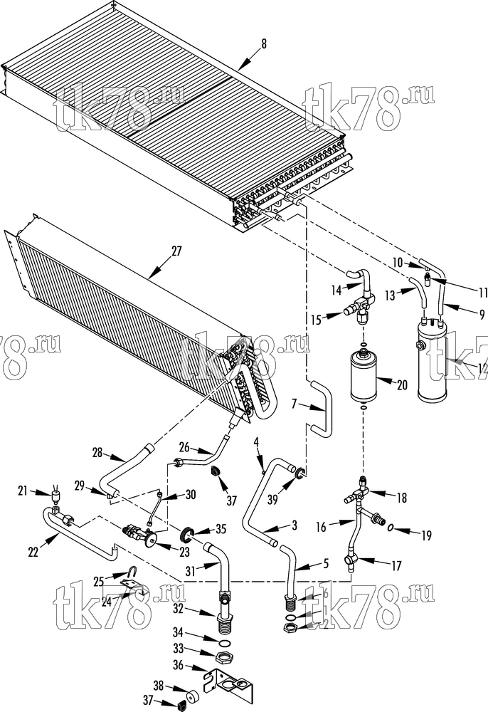 Каталог запчастей для Thermo King  REFRIGERATION COMPONENTS