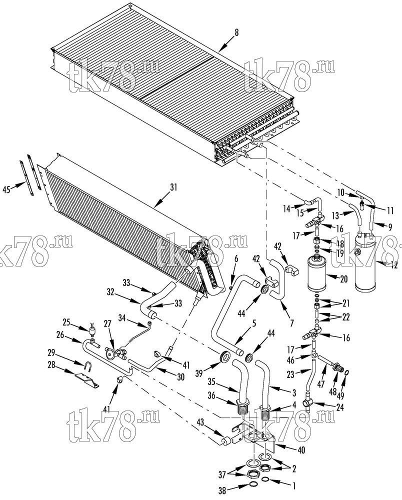 Каталог запчастей для Thermo King  REFRIGERATION COMPONENTS