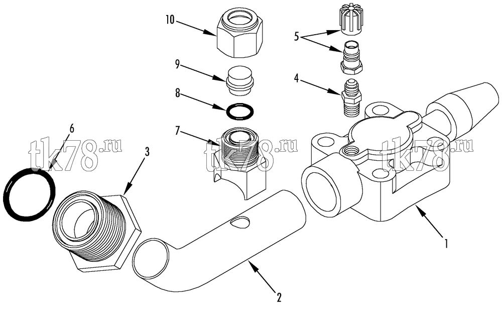 Каталог запчастей для Thermo King LRT-HP 11M (900378) VALVE ASSEMBLY - SUCTION