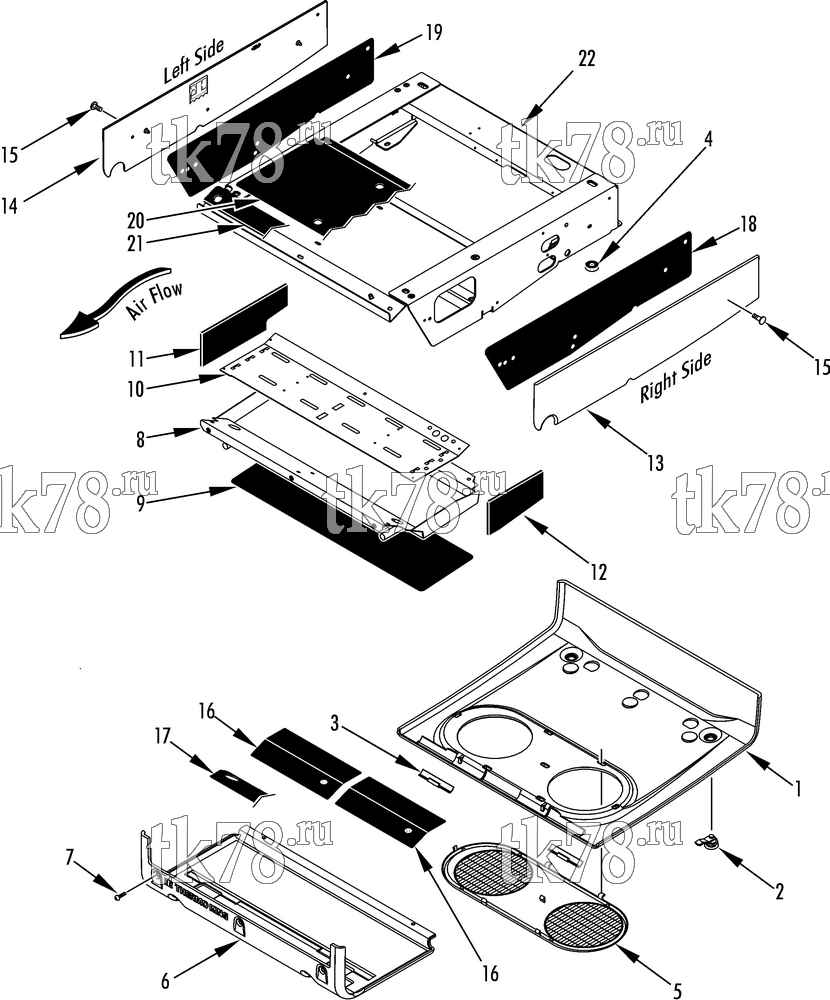 Каталог запчастей для Thermo King  FRAME & PANELS (S-2)