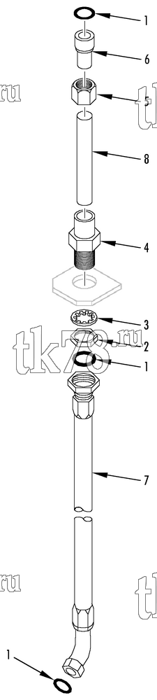 Каталог запчастей для Thermo King AT10-M15 COMPRESSOR HOSES & FITTINGS