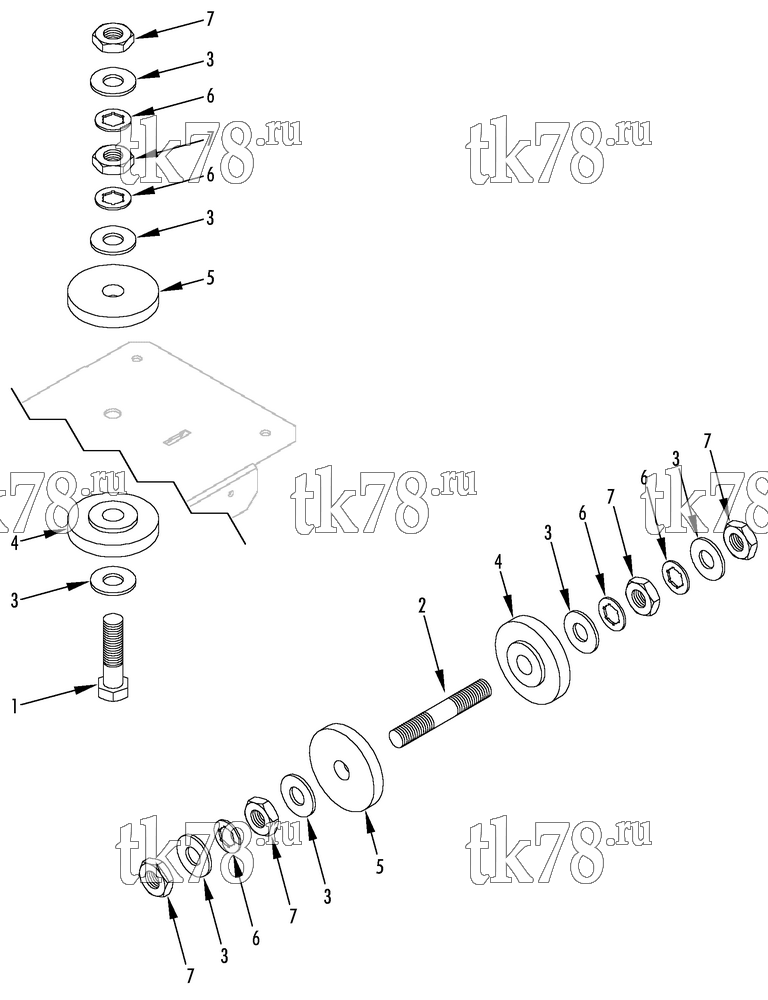 Каталог запчастей для Thermo King Coach RT for Optima GROUND ISOLATION KIT (700277)