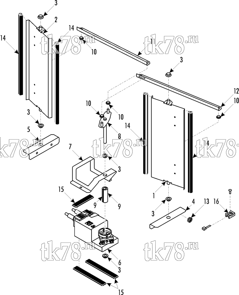 Каталог запчастей для Thermo King LRV-10T BOS FRESH AIR DAMPERS