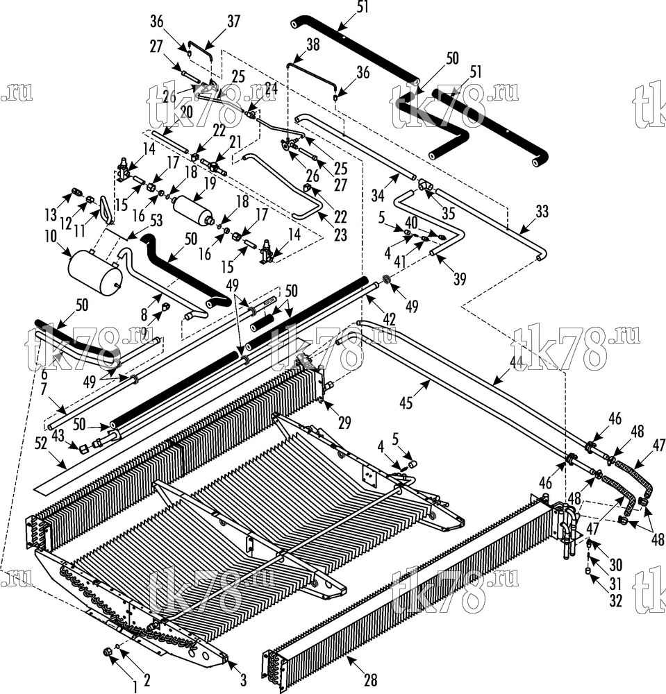 Каталог запчастей для Thermo King  REFRIGERATION COMPONENTS (R407C)