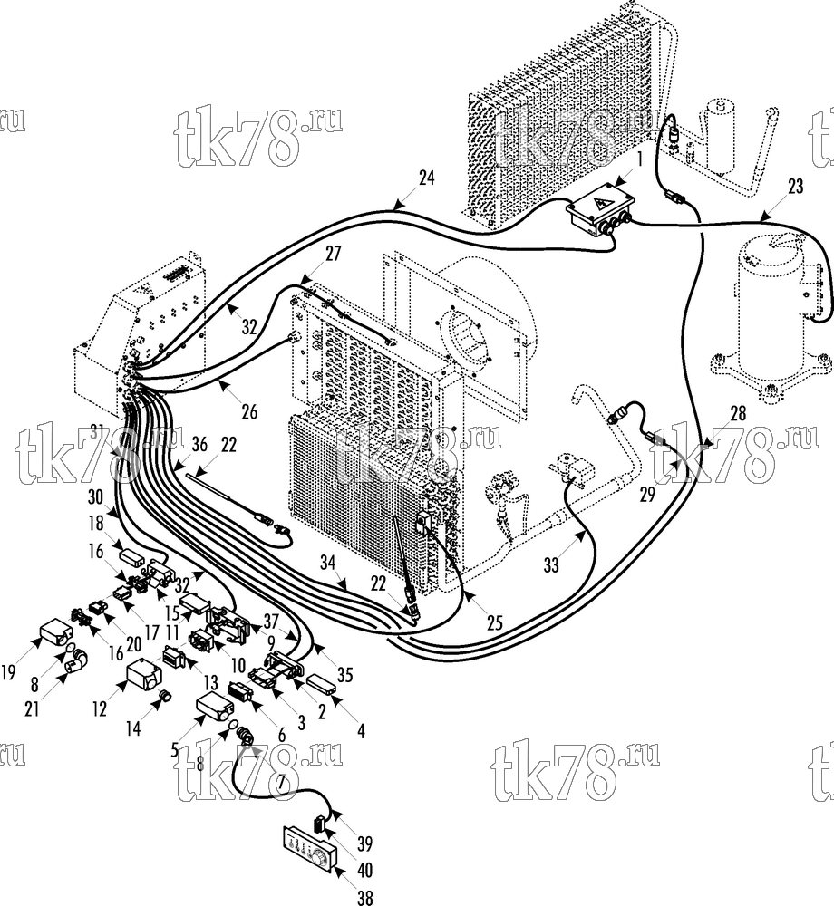 Каталог запчастей для Thermo King  ELECTRICAL COMPONENTS