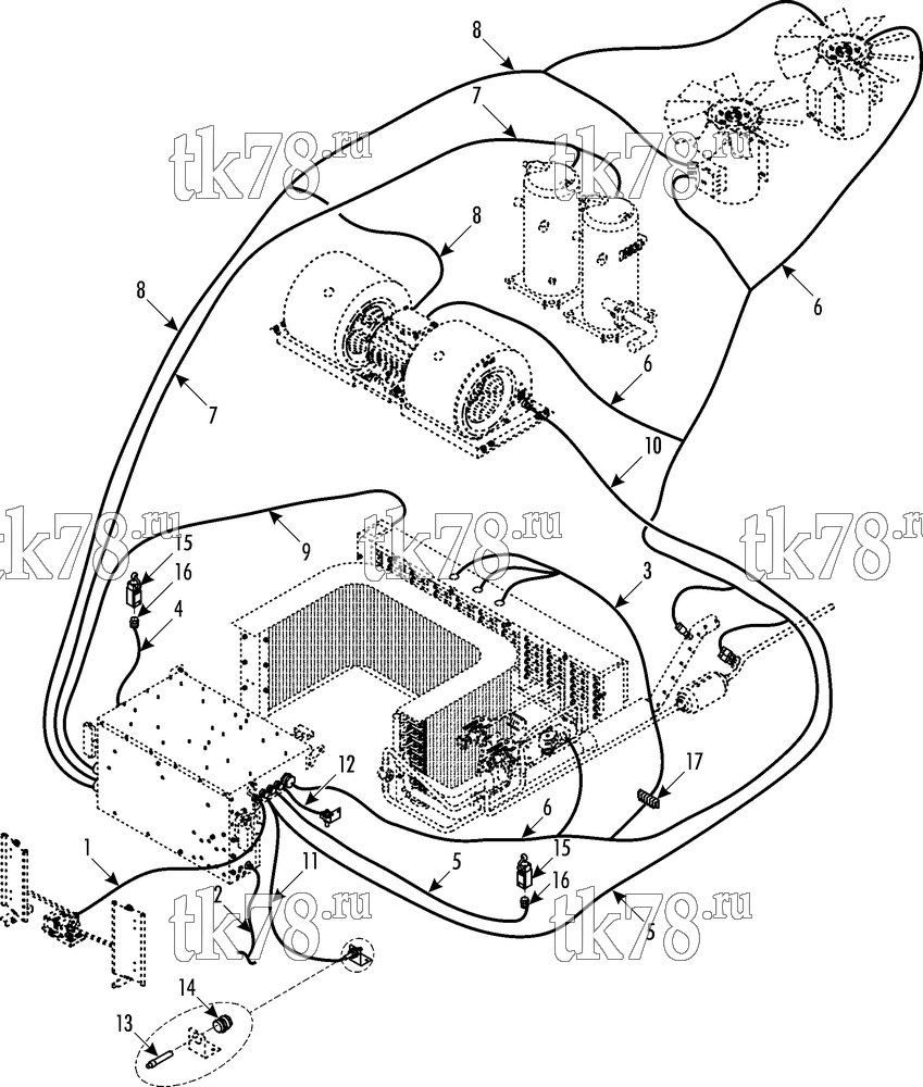 Каталог запчастей для Thermo King LRV-10T WAU ELECTRICAL COMPONENTS