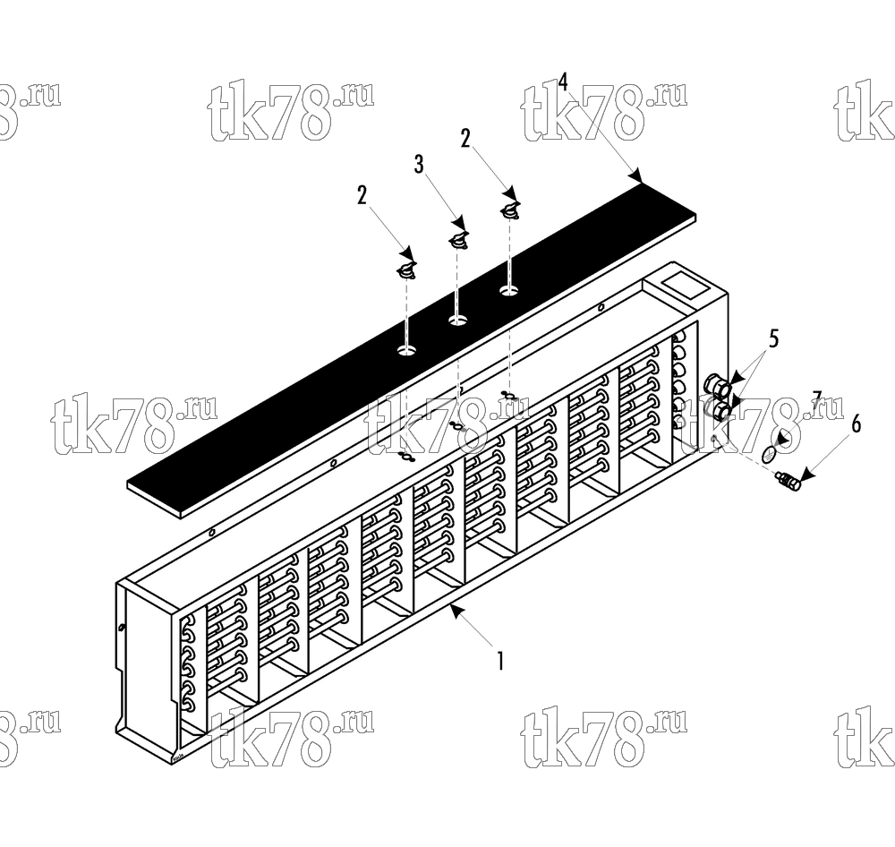 Каталог запчастей для Thermo King LRV-10T W1 HEATER GROUP