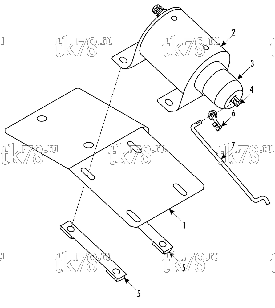 Каталог запчастей для Thermo King T11-M132 & M134 (EL Dorado Honolulu) THROTTLE SOLENOID GROUP