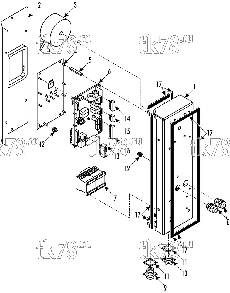 Каталог запчастей для Thermo King MOPACC - HATZ Engine (07/2005 & After) ELECTRO BOX - CCU