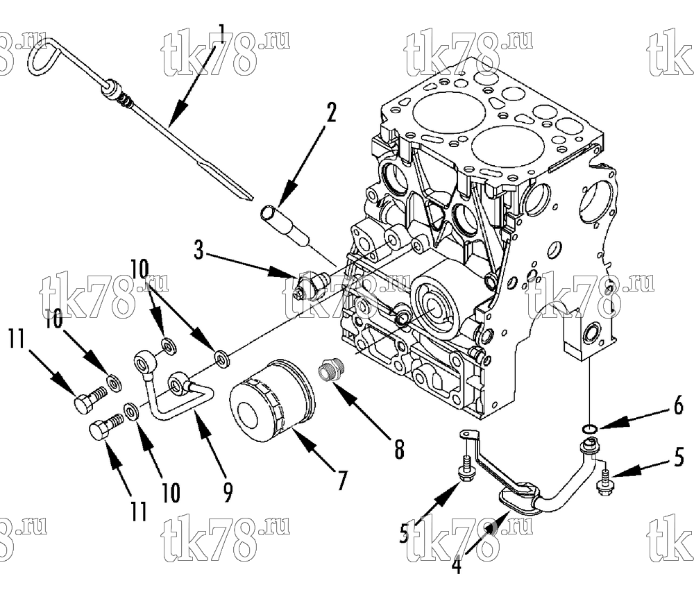 Каталог запчастей для Thermo King T-DAIRY EMEIA OIL LUBRICATION SYSTEM
