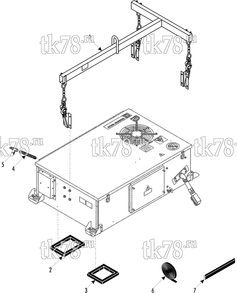 Каталог запчастей для Thermo King  UNIT MOUNTING
