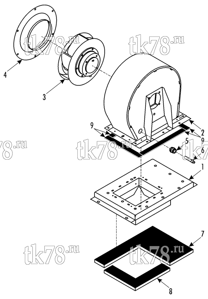 Каталог запчастей для Thermo King  BLOWER