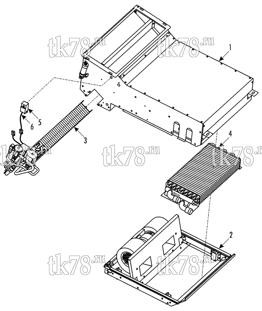 Каталог запчастей для Thermo King Front Box BLIZZARD UNIT COMPLETE