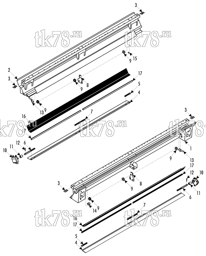 Каталог запчастей для Thermo King  AIR INTAKE - NARROW w/ FA DAMPER (007033) - before 3/2007