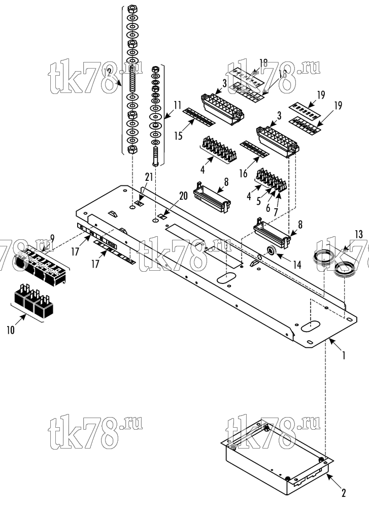 Каталог запчастей для Thermo King CITI-RT N R407c CONTROL PANEL (099911, 099913)