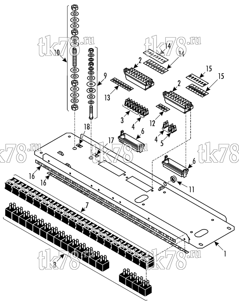 Каталог запчастей для Thermo King CITI-RT & CITI-RT N 1012 CONTROL PANEL (099604)
