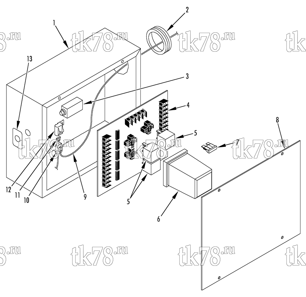 Каталог запчастей для Thermo King  CONTROL BOX