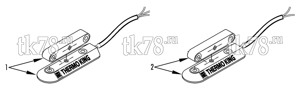 Каталог запчастей для Thermo King SB-300 30 DOOR SWITCH - LOW PROFILE