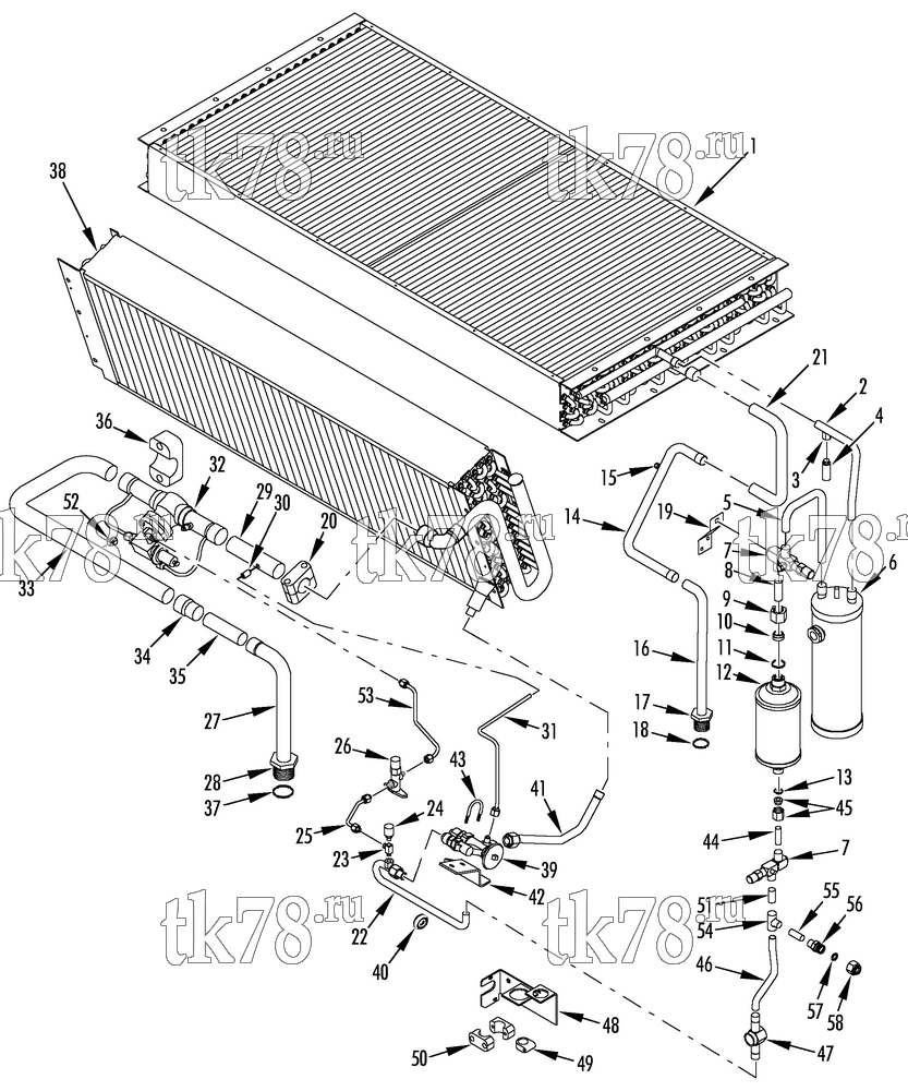 Каталог запчастей для Thermo King  REFRIGERATION COMPONENTS