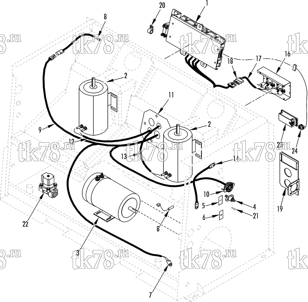 Каталог запчастей для Thermo King  ELECTRICAL COMPONENTS