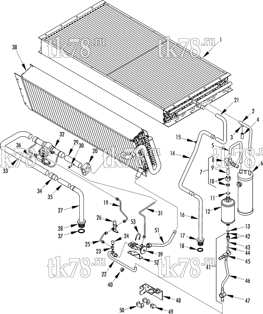 Каталог запчастей для Thermo King  REFRIGERATION COMPONENTS