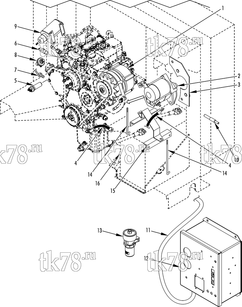 Каталог запчастей для Thermo King  ELECTRIC COMPONENTS
