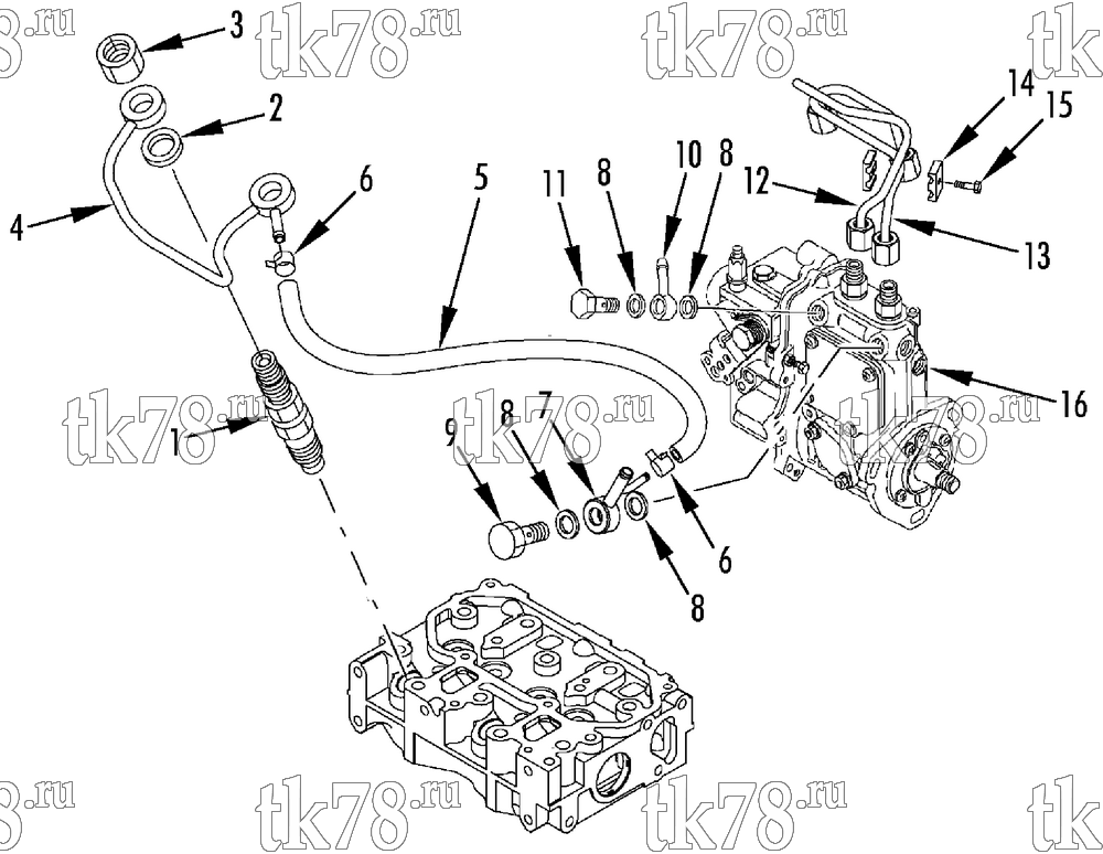 Каталог запчастей для Thermo King HK-430 & HK-430 HO FUEL INJECTION VALVE (2TNV70)