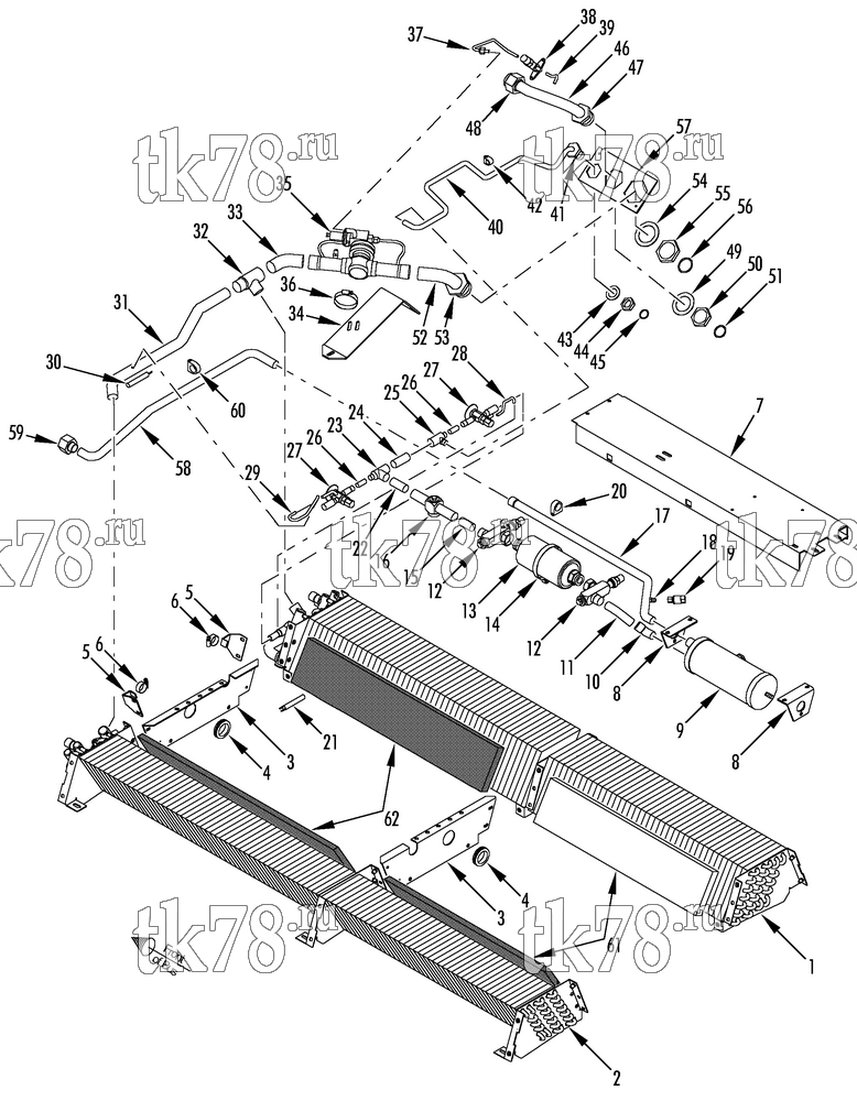 Каталог запчастей для Thermo King  EVAPORATOR REFRIGERATION COMPONENTS