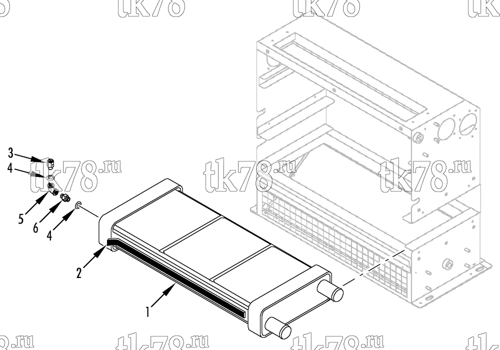 Каталог запчастей для Thermo King FK Type KAUS L6 24V HEATER GROUP