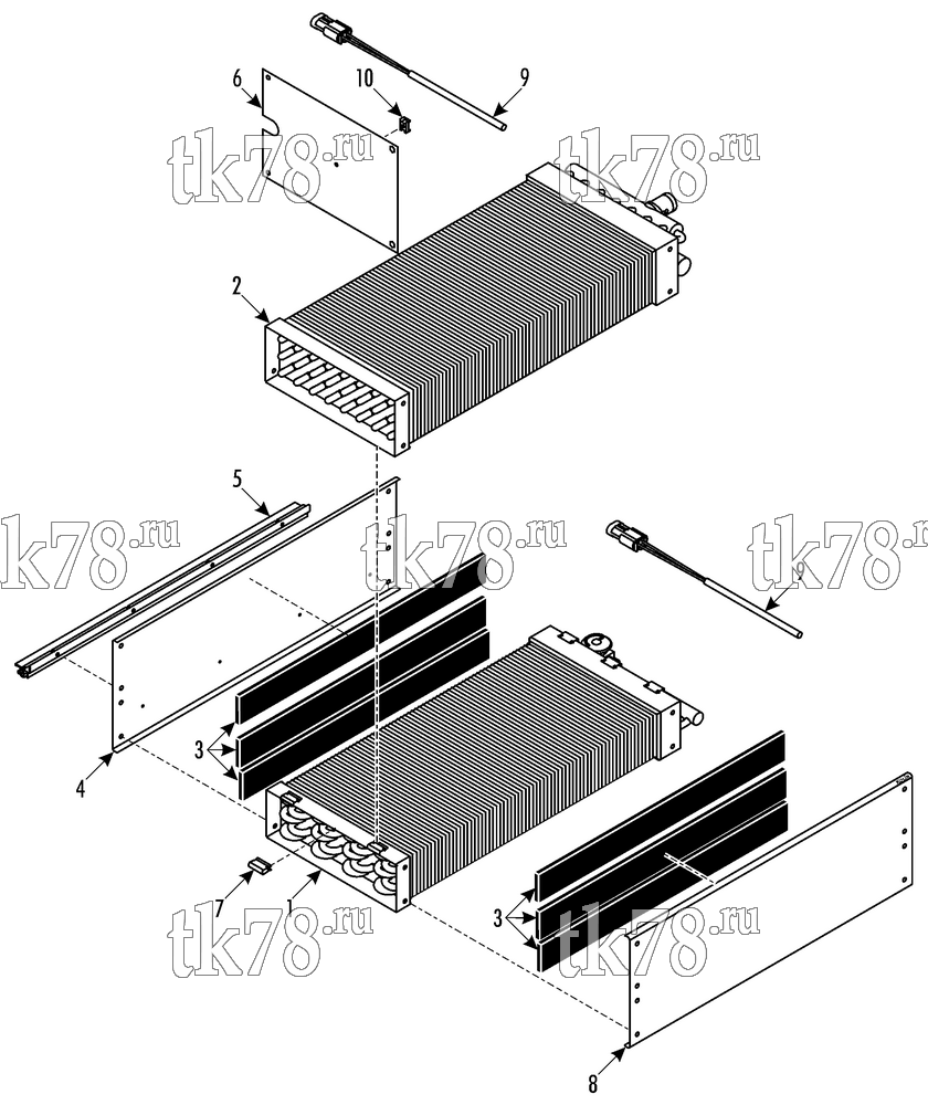Каталог запчастей для Thermo King MFB L COOL/HEAT MODULE - R134a (007115)