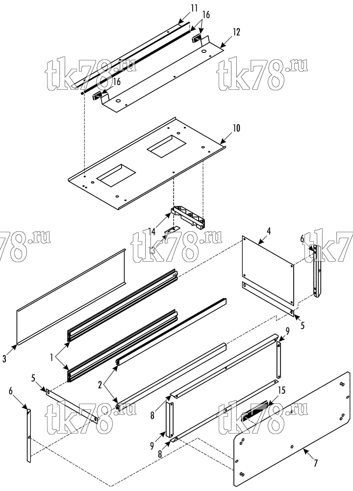 Каталог запчастей для Thermo King MFB L BLOWER MODULE - SERVICE ACCESS (007095)