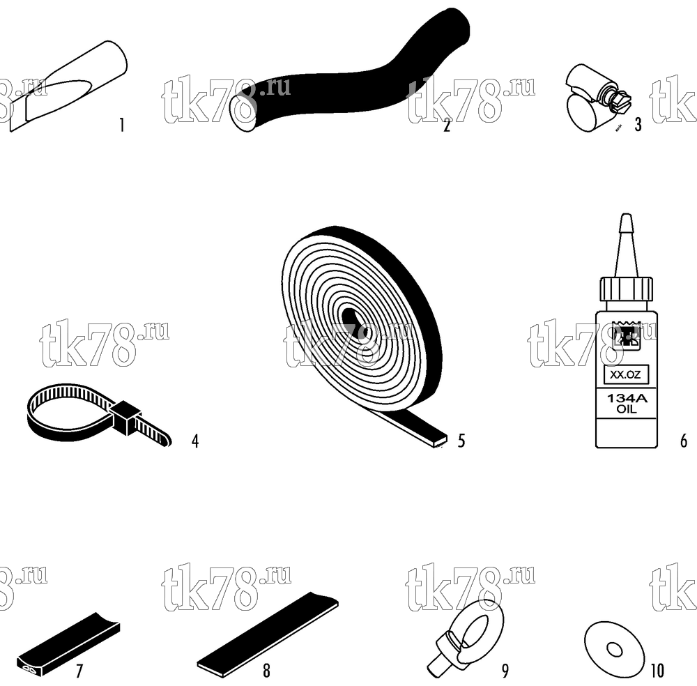 Каталог запчастей для Thermo King ATHENIA E800 for HESS INSTALLATION KIT (800159)