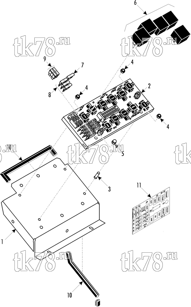 Каталог запчастей для Thermo King ATHENIA S950 W 1004 WABCO CAN MAN CITY BUS CONTROLLER - LEFT
