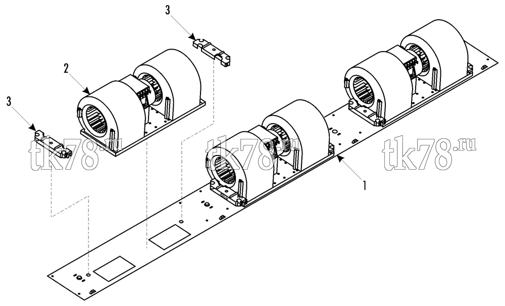 Каталог запчастей для Thermo King  BLOWERS (007048)