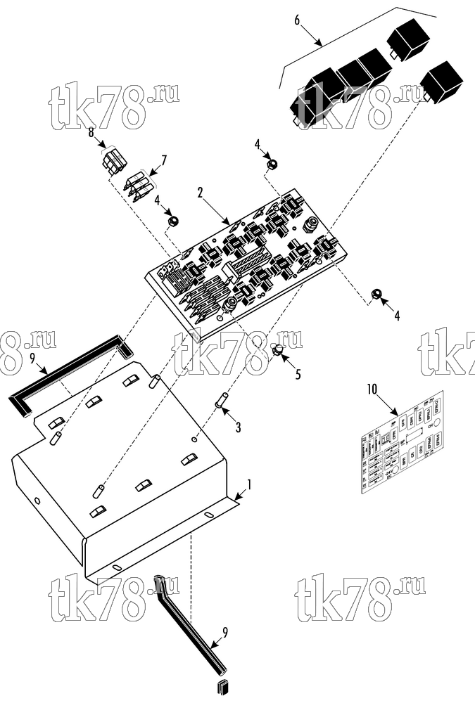 Каталог запчастей для Thermo King  CONTROLLER - LEFT