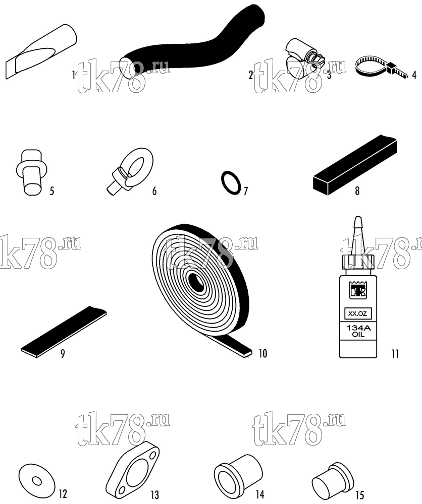 Каталог запчастей для Thermo King  INSTALLATION COMPONENTS