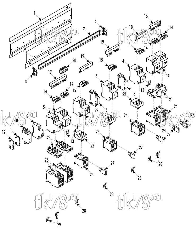Каталог запчастей для Thermo King  CONTACTOR & CIRCUIT BREAKER GROUP