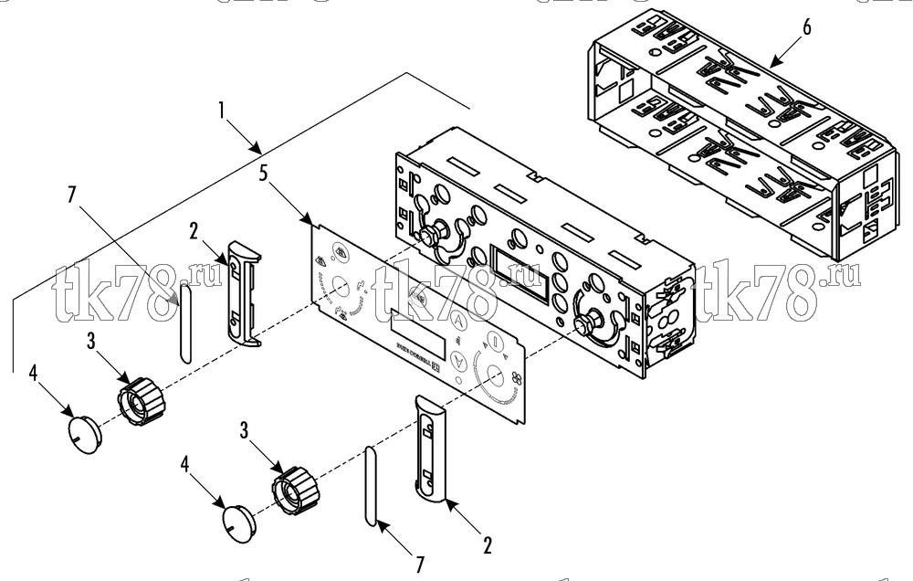 Каталог запчастей для Thermo King LRV-10T TTC FrontAIRE II