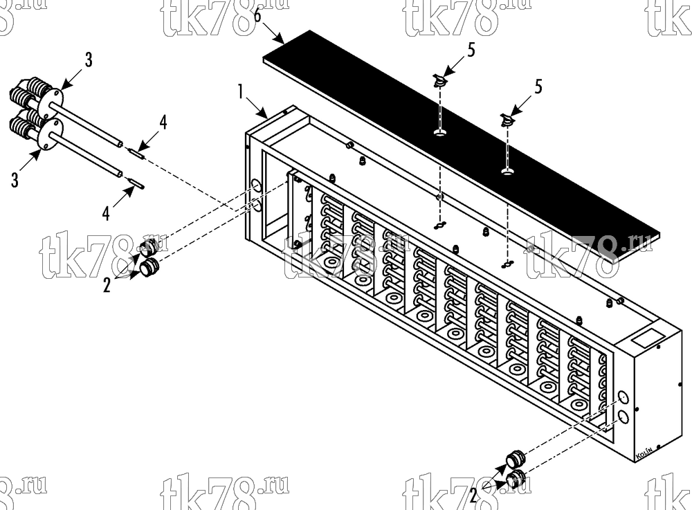 Каталог запчастей для Thermo King LRV-12T TVS HEATER GROUP