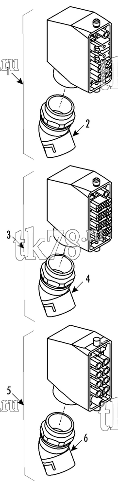 Каталог запчастей для Thermo King LRV-12T TVS CONNECTOR KIT