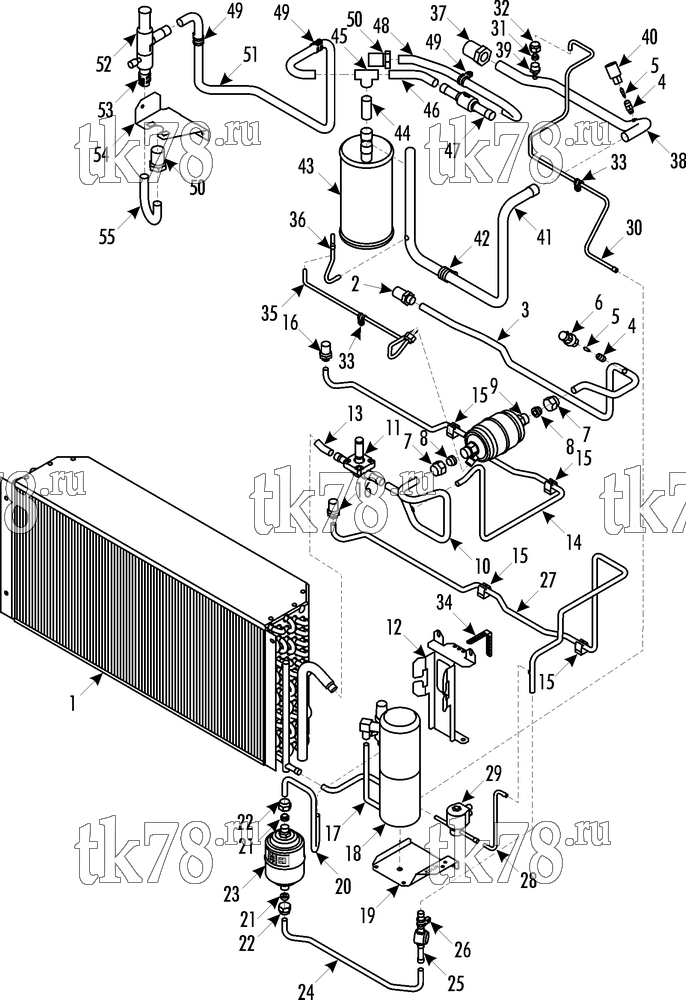 Каталог запчастей для Thermo King  REFRIGERATION GROUP (V-500 30, before 5/09)