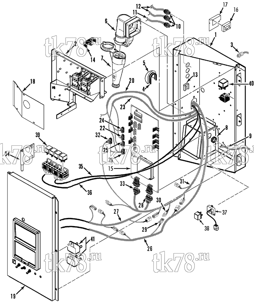 Каталог запчастей для Thermo King  CONTROL BOX ASSEMBLY (SPECTRUM SL 50)