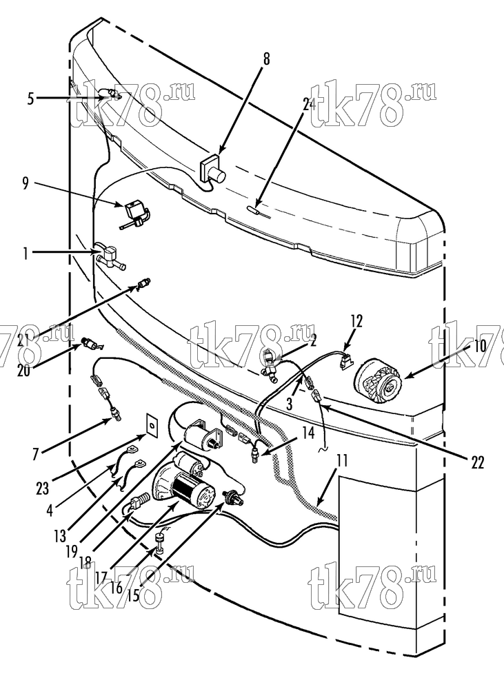Каталог запчастей для Thermo King  ELECTRICAL COMPONENTS (SL-400 SR-2 30)