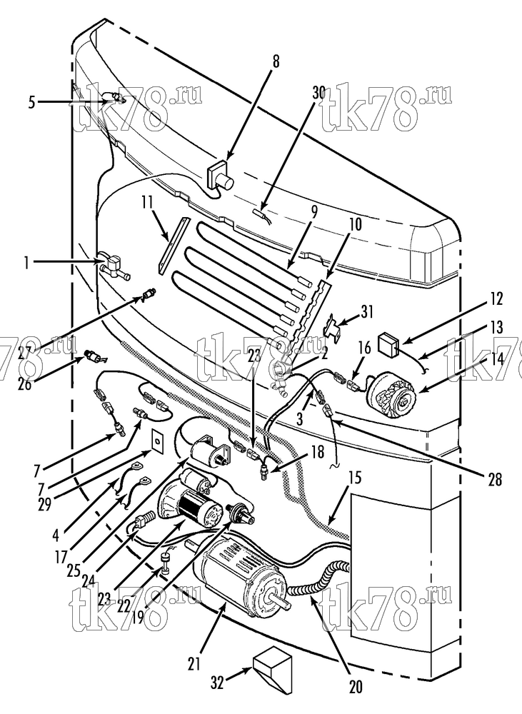 Каталог запчастей для Thermo King  ELECTRICAL COMPONENTS (SL-400 SR-2 50)