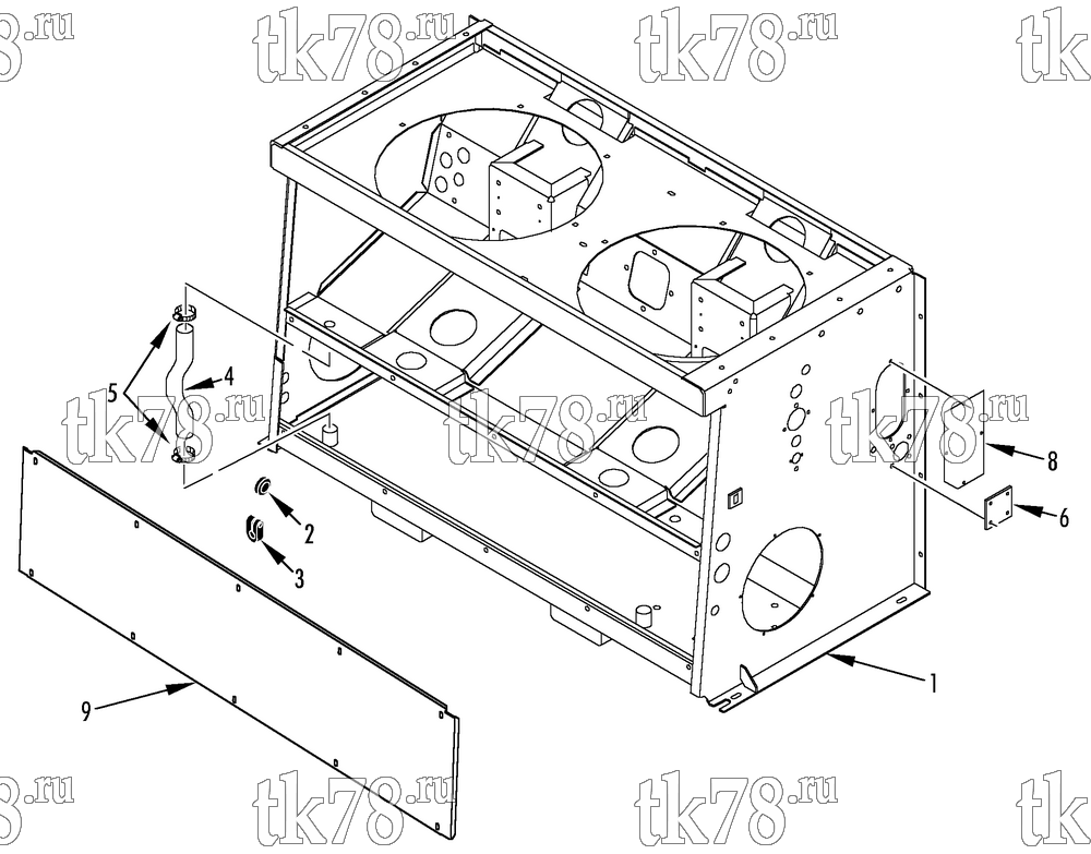 Каталог запчастей для Thermo King AT15-M4 STRUCTURAL COMPONENTS