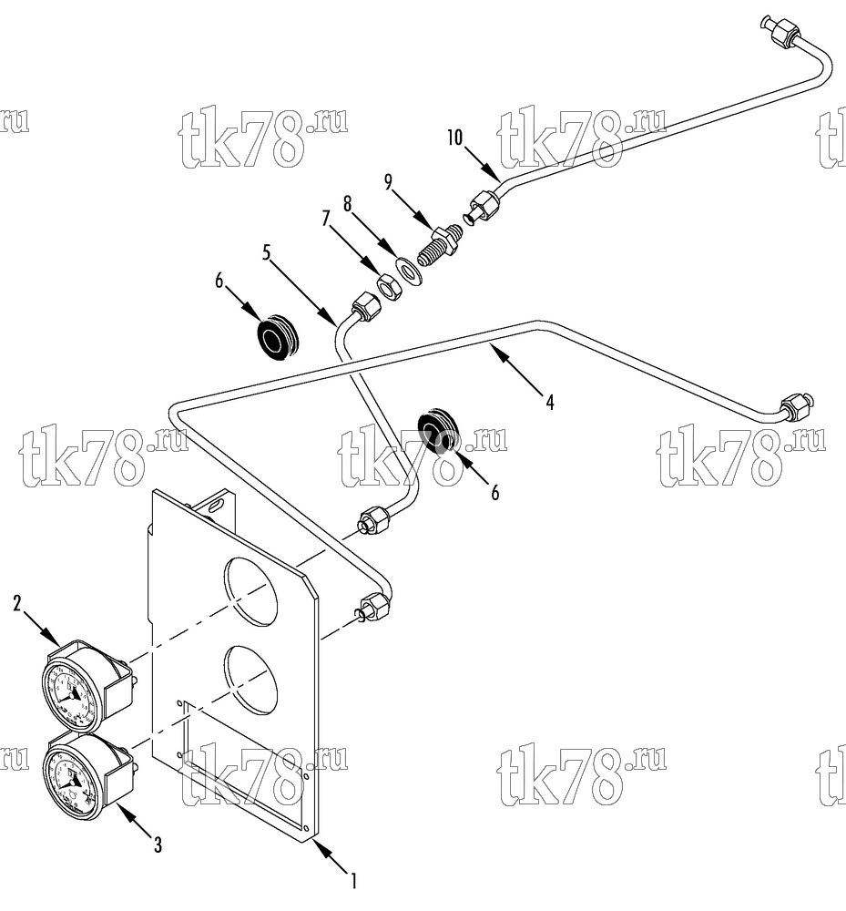 Каталог запчастей для Thermo King T11-M125 & M125A REFRIGERATION PRESSURE GAUGES