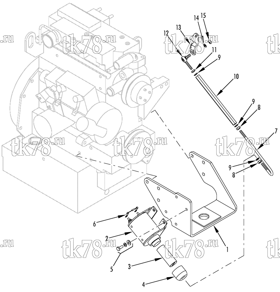 Каталог запчастей для Thermo King  THROTTLE SOLENOID GROUP