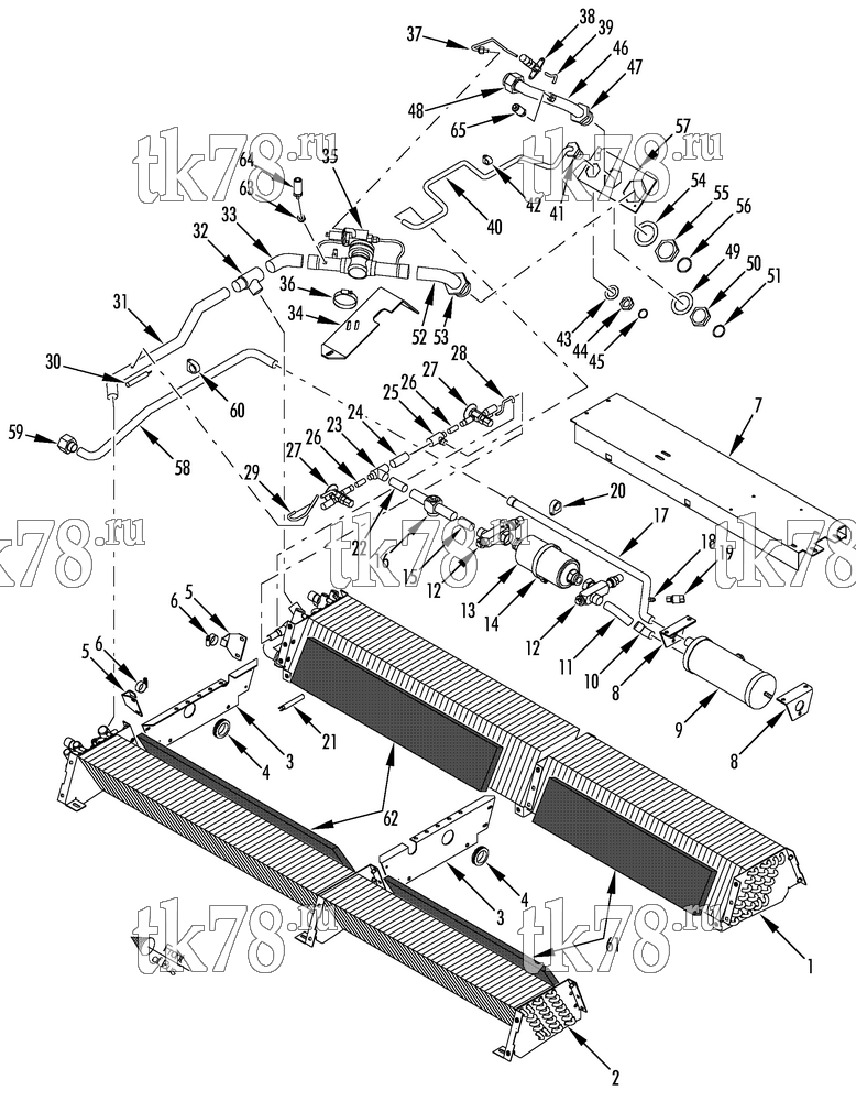 Каталог запчастей для Thermo King  EVAPORATOR REFRIGERATION COMPONENTS