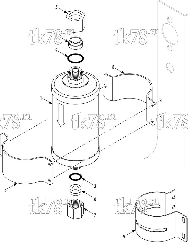 Каталог запчастей для Thermo King UT-800 DRIER GROUP